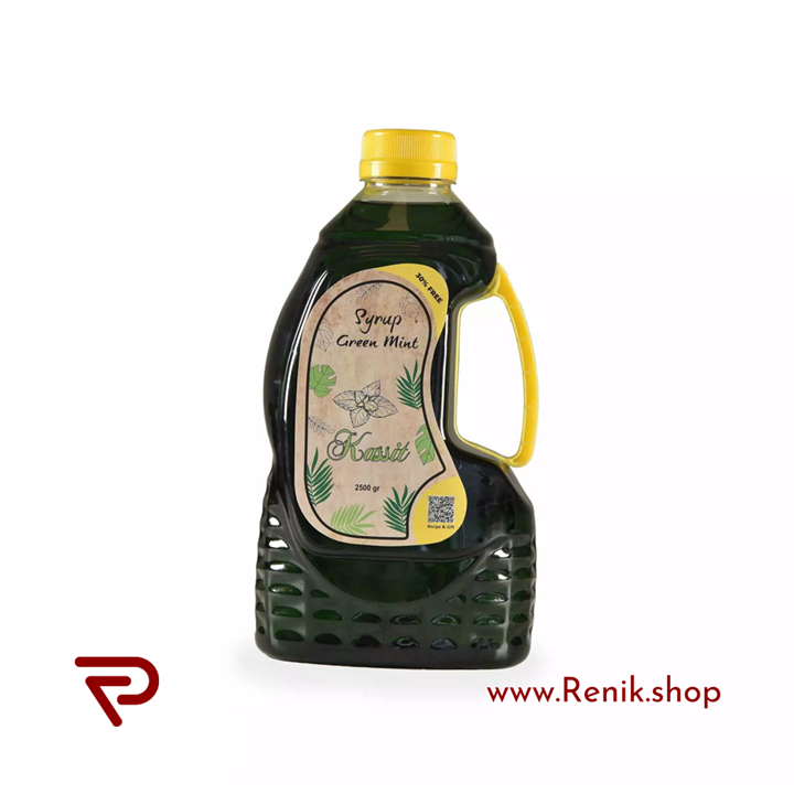 سیروپ نعناع سبز کاسیت 2500 گرمی KASSIT GREEN MINT SYRUP